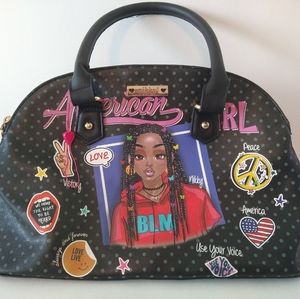 Nikky By Nicole Lee "BLM American Girl" Purse Bold Colors, With Charm, Very Nice